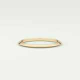 Knife Edge Shank Wedding Band
