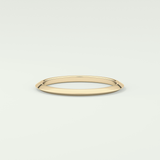 Knife Edge Shank Wedding Band