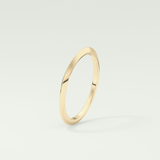 Knife Edge Shank Wedding Band