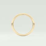 Knife Edge Shank Wedding Band