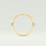 Knife Edge Shank Wedding Band