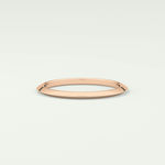 Knife Edge Shank Wedding Band