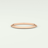 Knife Edge Shank Wedding Band