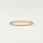 Knife Edge Shank Wedding Band