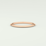 Knife Edge Shank Wedding Band