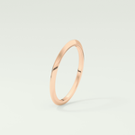 Knife Edge Shank Wedding Band