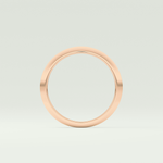 Knife Edge Shank Wedding Band