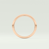 Knife Edge Shank Wedding Band