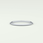 Knife Edge Shank Wedding Band