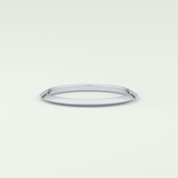 Knife Edge Shank Wedding Band