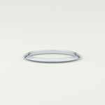 Knife Edge Shank Wedding Band