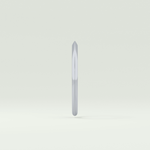 Knife Edge Shank Wedding Band