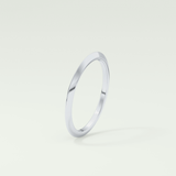 Knife Edge Shank Wedding Band