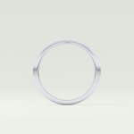 Knife Edge Shank Wedding Band