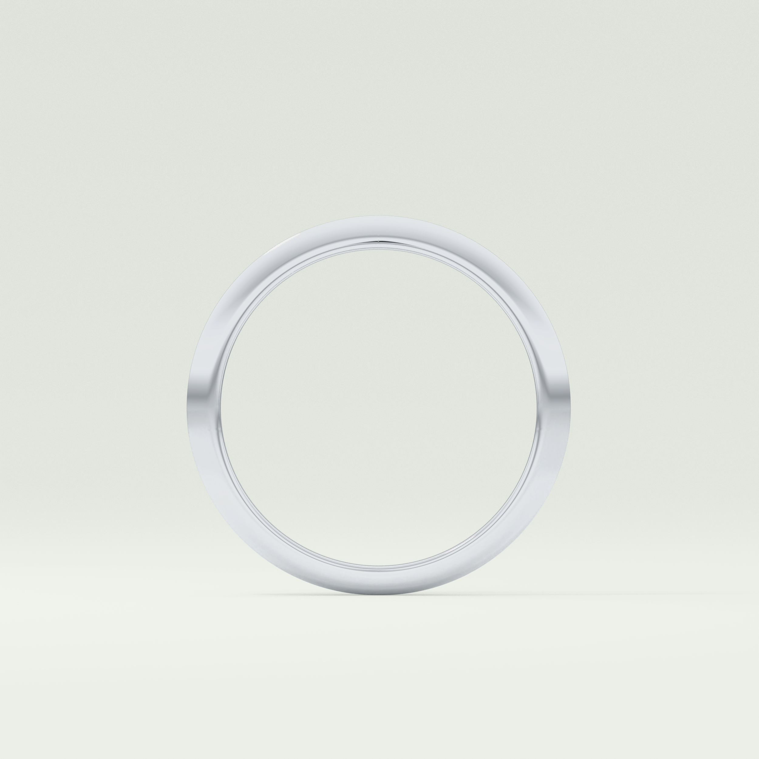 Knife Edge Shank Wedding Band