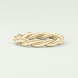 Twisted Rope Shank Wedding Band