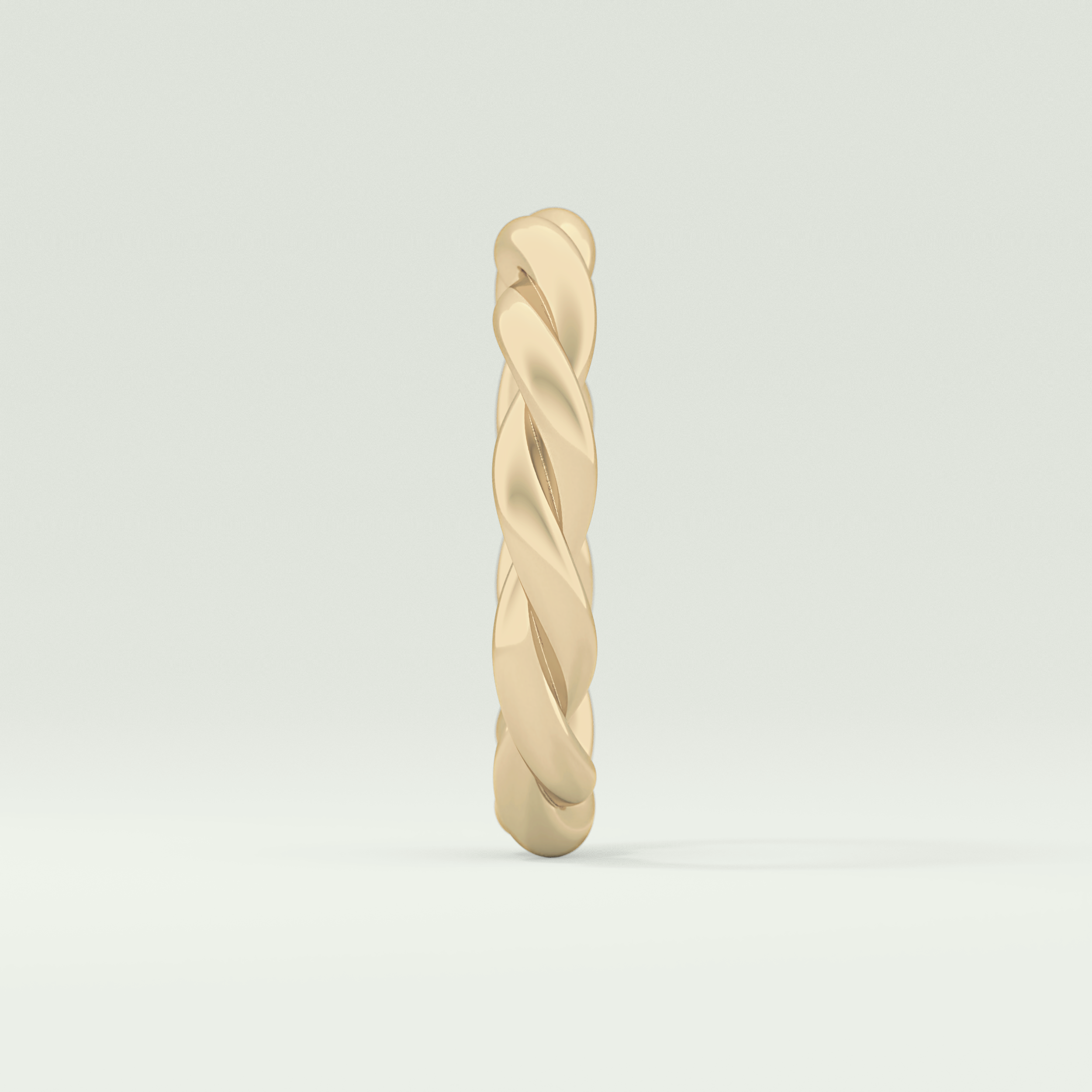 Twisted Rope Shank Wedding Band