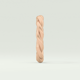 Twisted Rope Shank Wedding Band