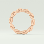 Twisted Rope Shank Wedding Band