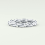 Twisted Rope Shank Wedding Band