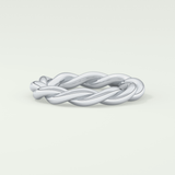 Twisted Rope Shank Wedding Band