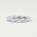 Twisted Rope Shank Wedding Band