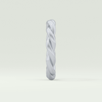 Twisted Rope Shank Wedding Band