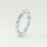 Twisted Rope Shank Wedding Band