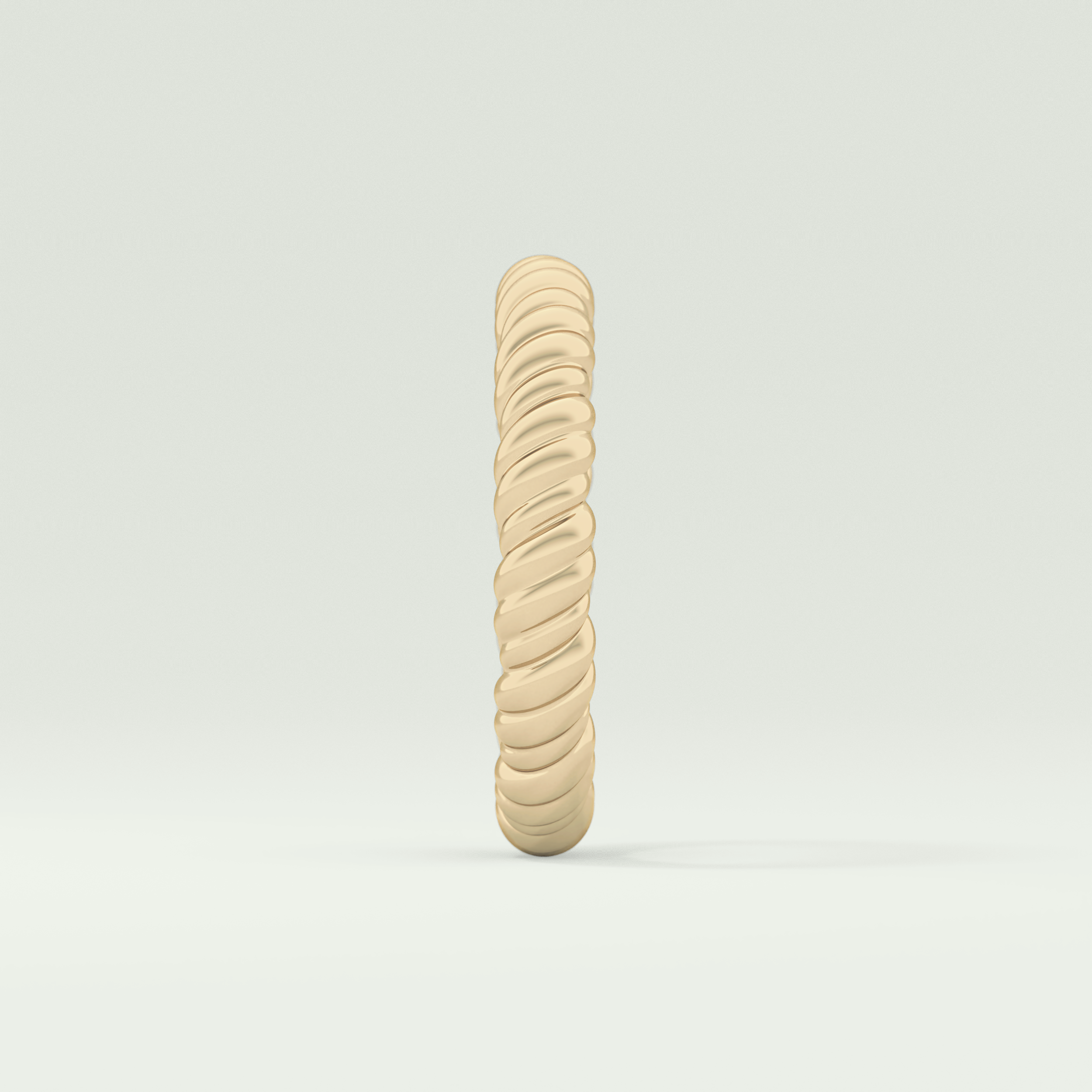 Gold Rope - Twisted Shank Wedding Band