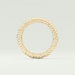 Gold Rope - Twisted Shank Wedding Band