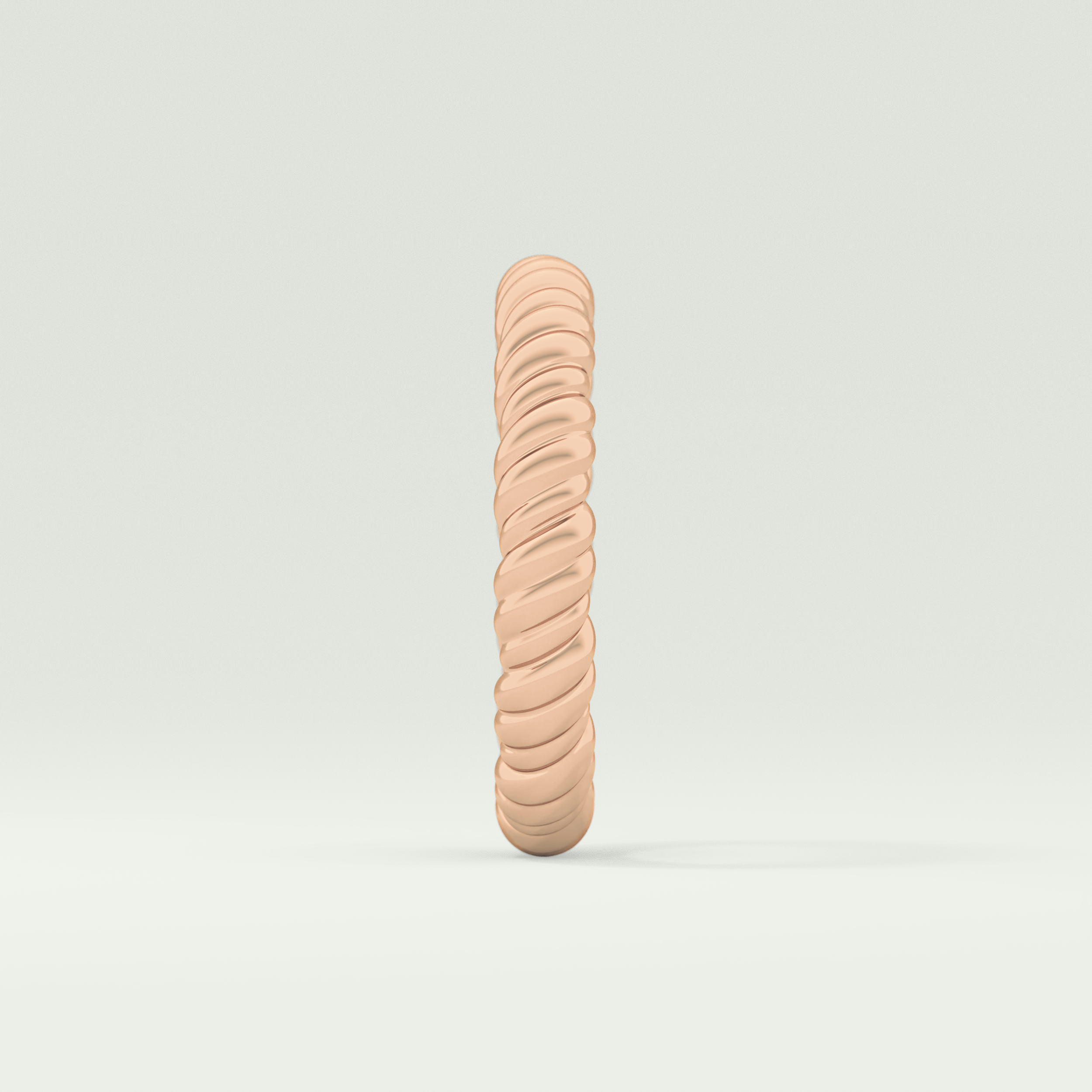 Gold Rope - Twisted Shank Wedding Band