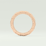 Gold Rope - Twisted Shank Wedding Band