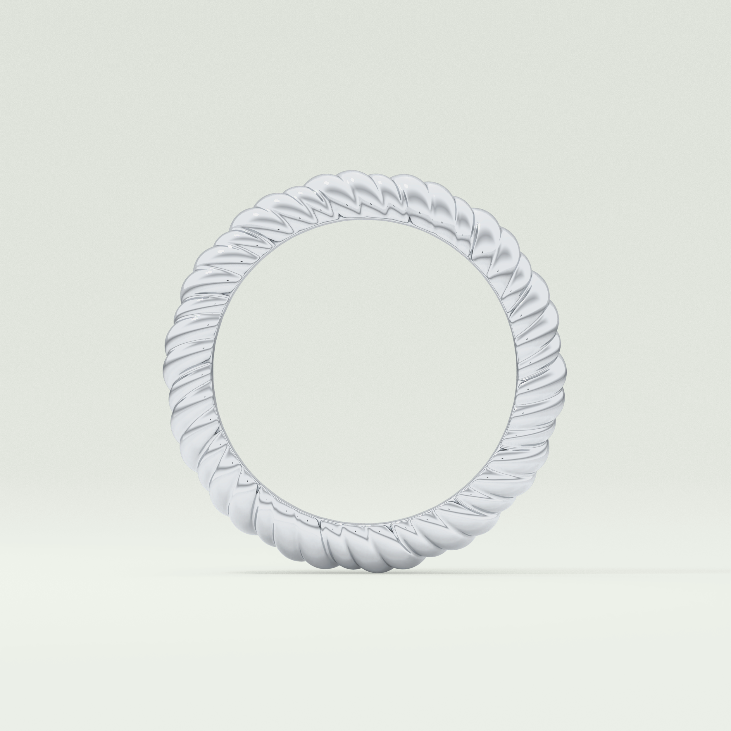 Gold Rope - Twisted Shank Wedding Band