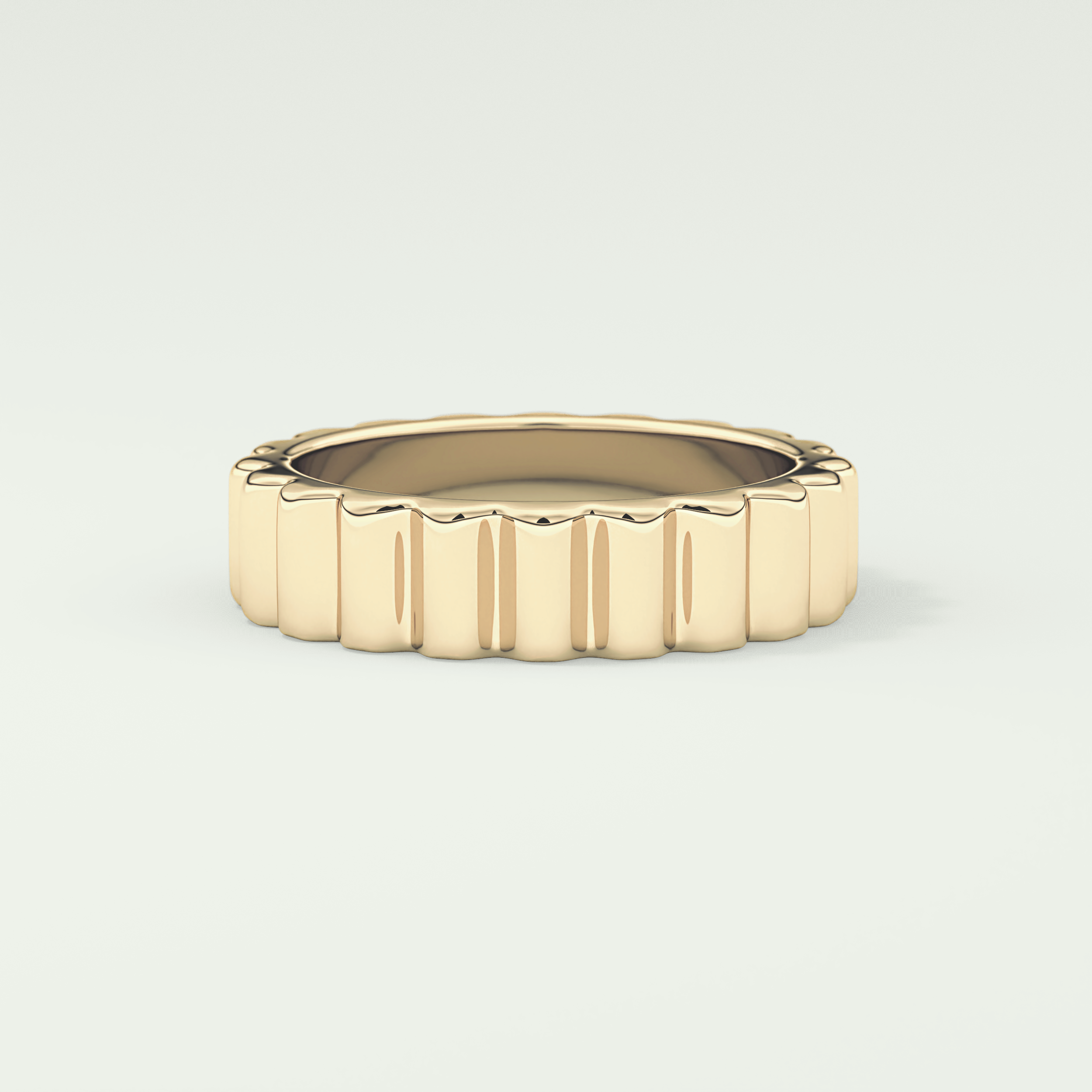 Textured Shank Wedding Band