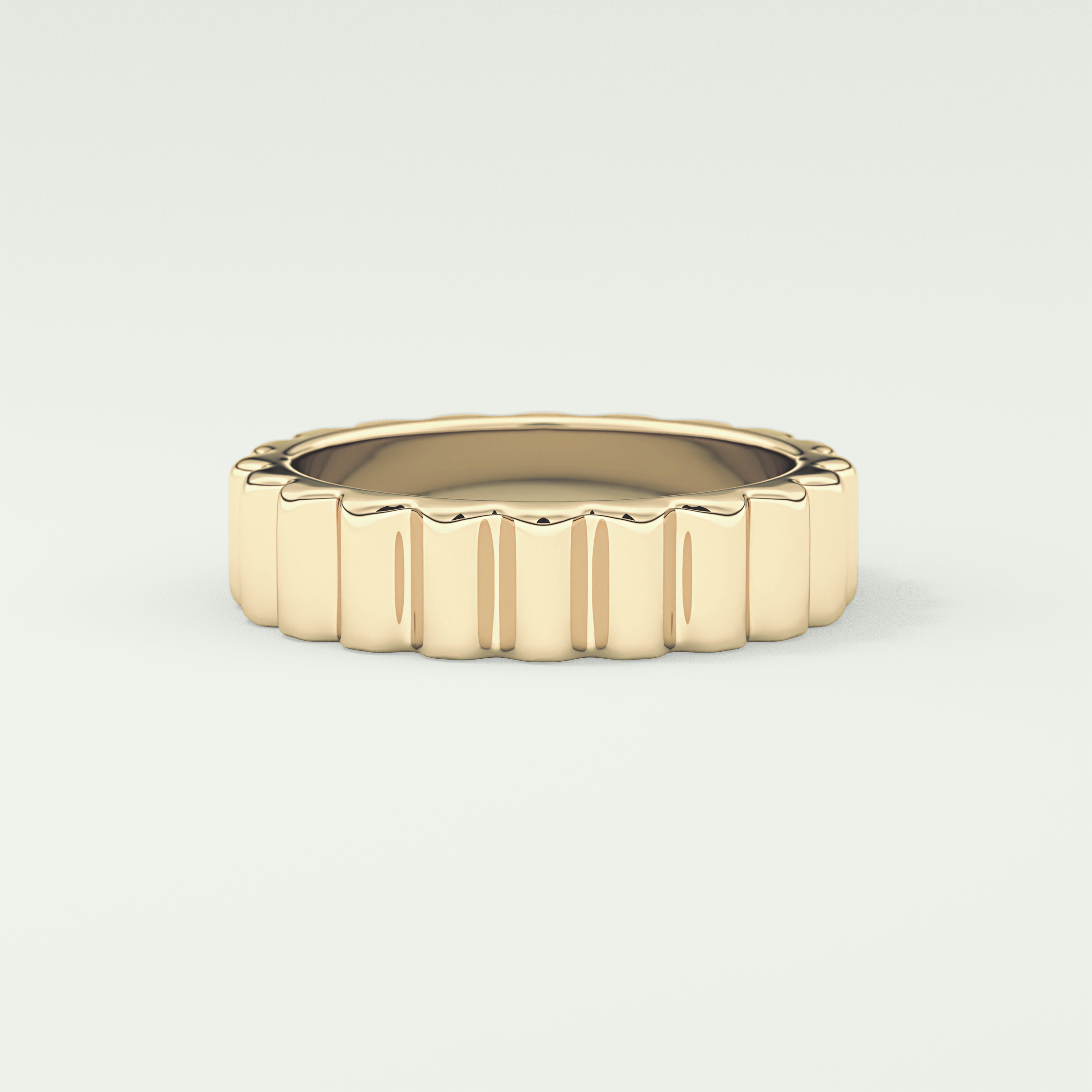 Textured Shank Wedding Band