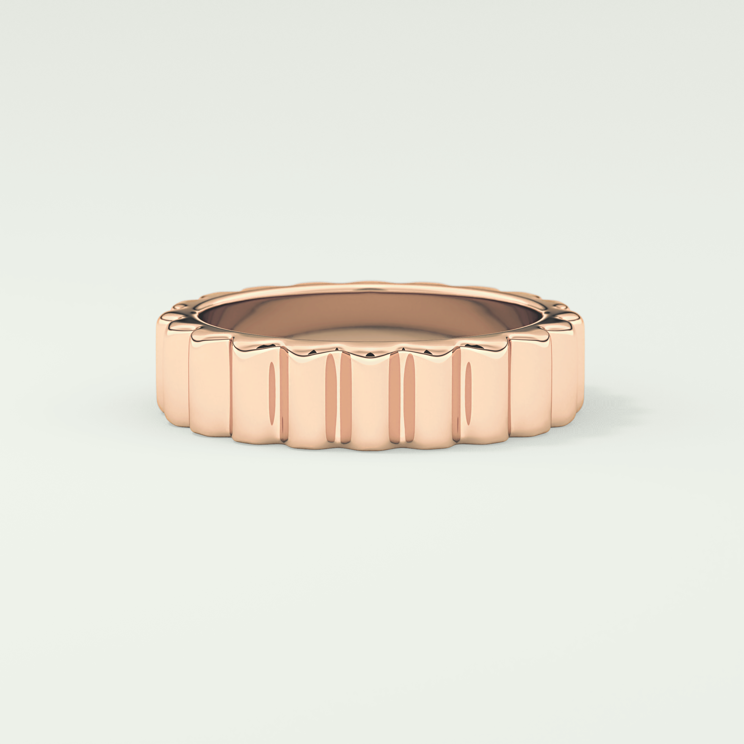 Textured Shank Wedding Band