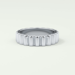 Textured Shank Wedding Band