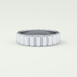 Textured Shank Wedding Band