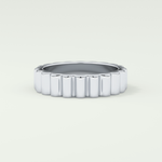 Textured Shank Wedding Band
