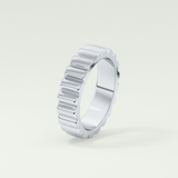 Textured Shank Wedding Band