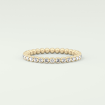 0.7 TCW Round Shaped Lab Grown Diamond Wedding Band