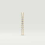 0.7 TCW Round Shaped Lab Grown Diamond Wedding Band