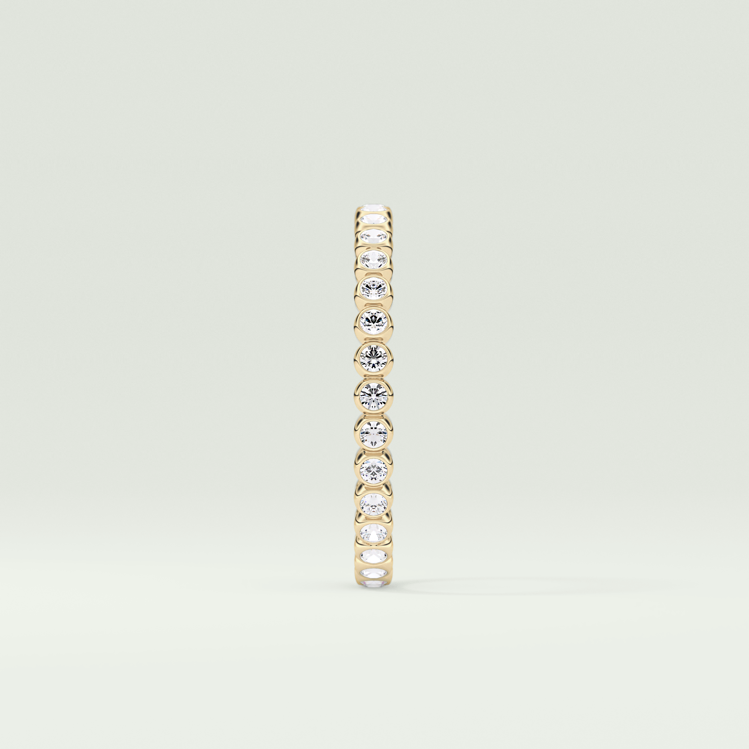 0.7 TCW Round Shaped Lab Grown Diamond Wedding Band