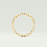 0.7 TCW Round Shaped Lab Grown Diamond Wedding Band