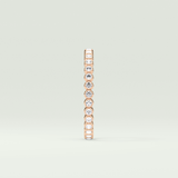0.7 TCW Round Shaped Lab Grown Diamond Wedding Band