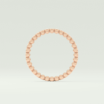 0.7 TCW Round Shaped Lab Grown Diamond Wedding Band