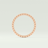 0.7 TCW Round Shaped Lab Grown Diamond Wedding Band