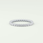0.7 TCW Round Shaped Lab Grown Diamond Wedding Band