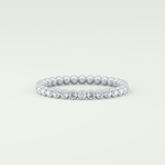 0.7 TCW Round Shaped Lab Grown Diamond Wedding Band