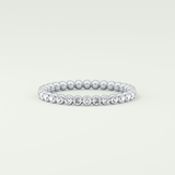 0.7 TCW Round Shaped Lab Grown Diamond Wedding Band